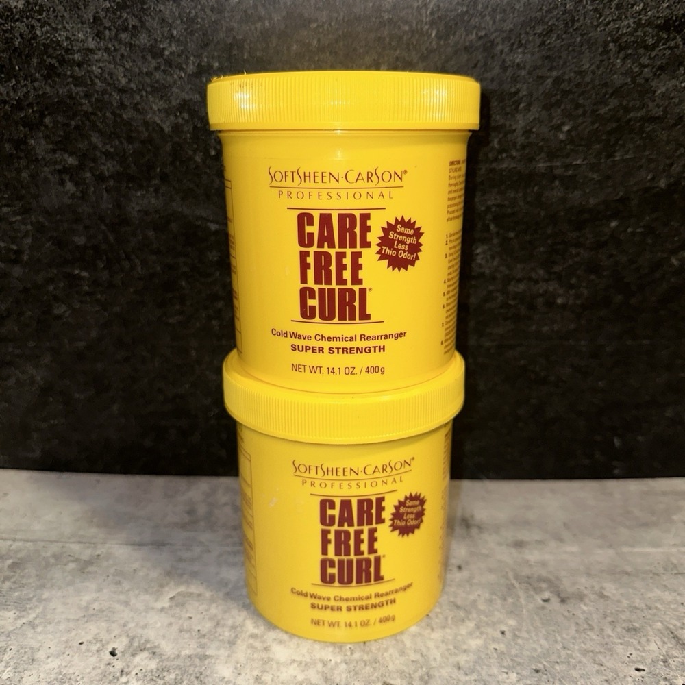 (2) SoftSheen-Carson Care Free Curl Super Strength Chemical Rearranger 16oz